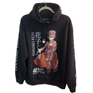 Crunchyroll Toilet-Bound Hanako-kun Hoodie Men's Large Black Anime Graphic L